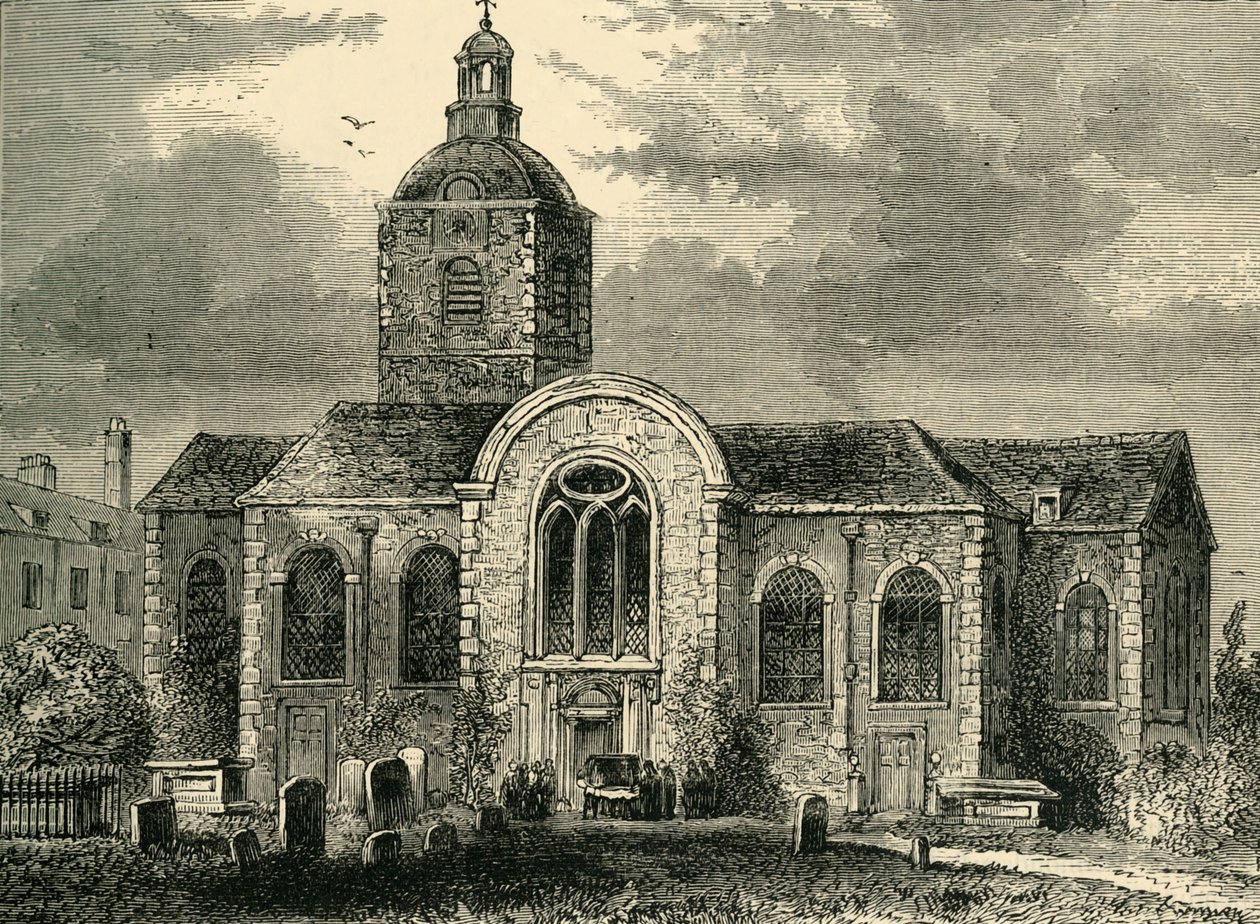 St. Mary Magdalens Church, Bermondsey, 1809, c1878. av Unbekannt