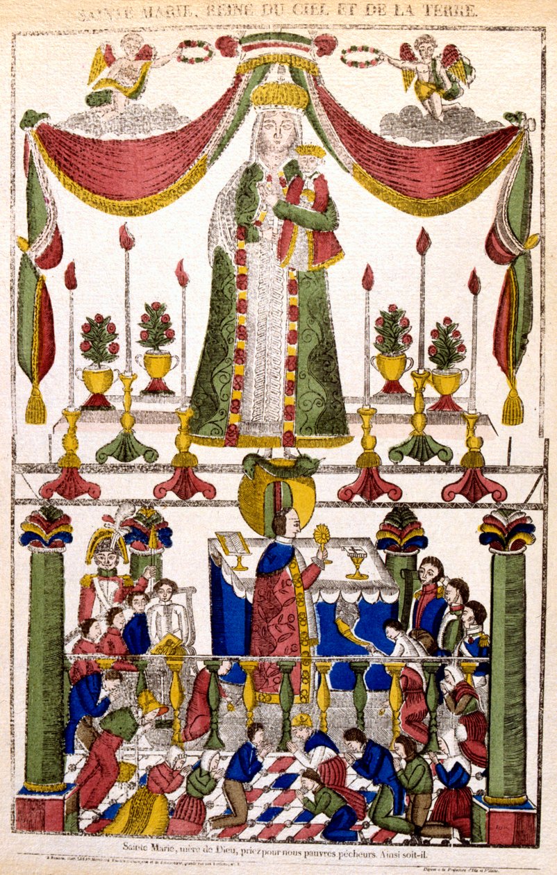 St Mary, drottning av himlen och jorden, 1800-talet av Unbekannt