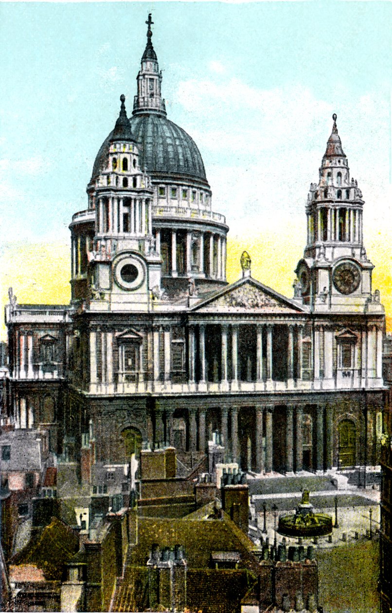 St Pauls Cathedral, London, 1900-talet av Unbekannt