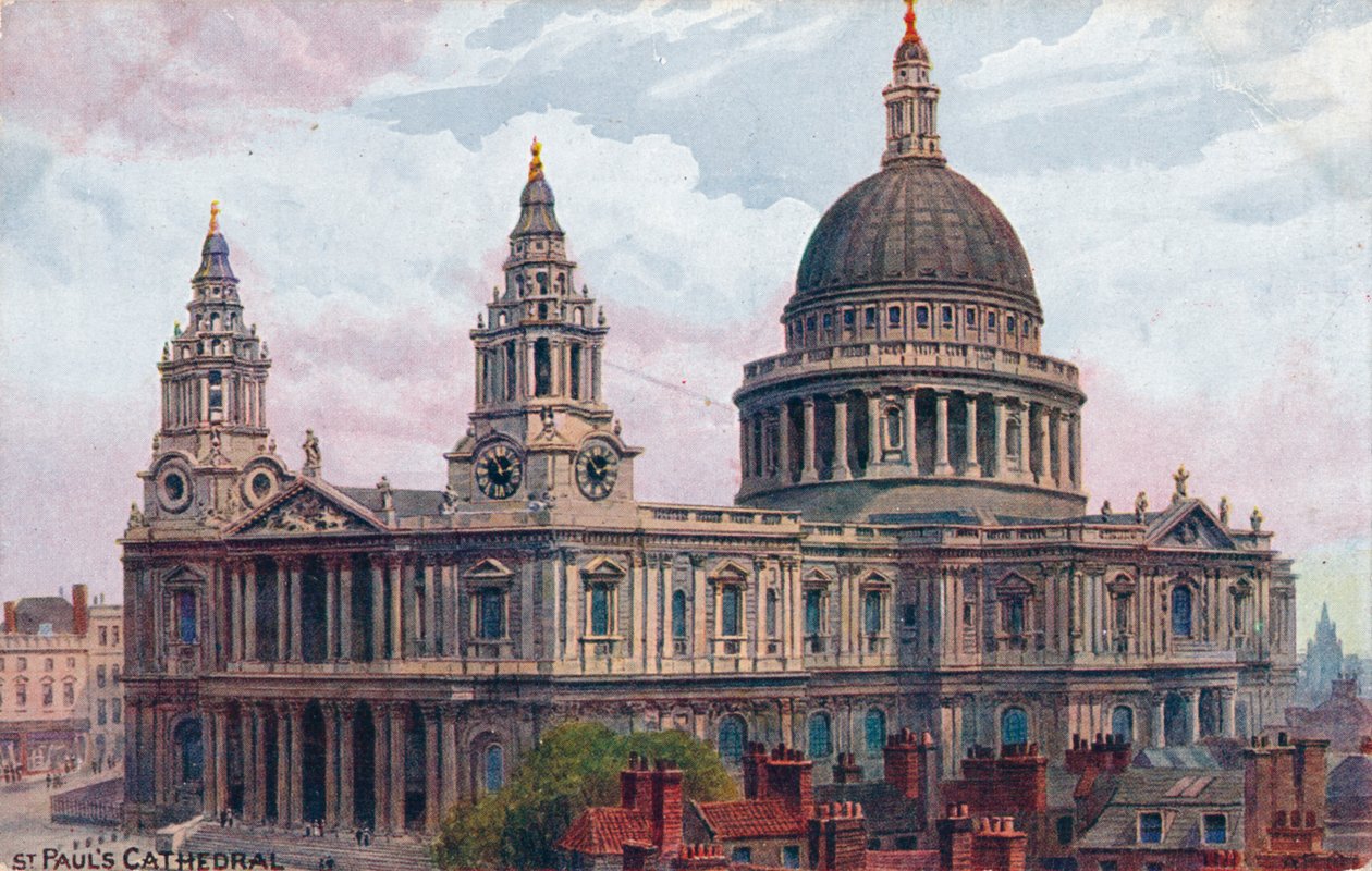 St. Pauls Cathedral, c1910 av Unbekannt