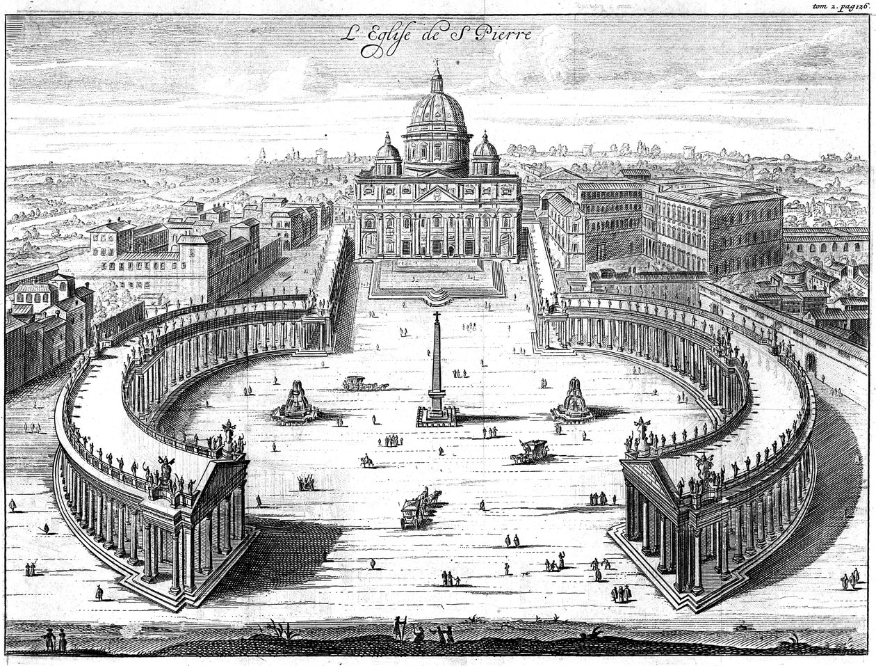 Peterskyrkan, Rom, 1702 av Unbekannt