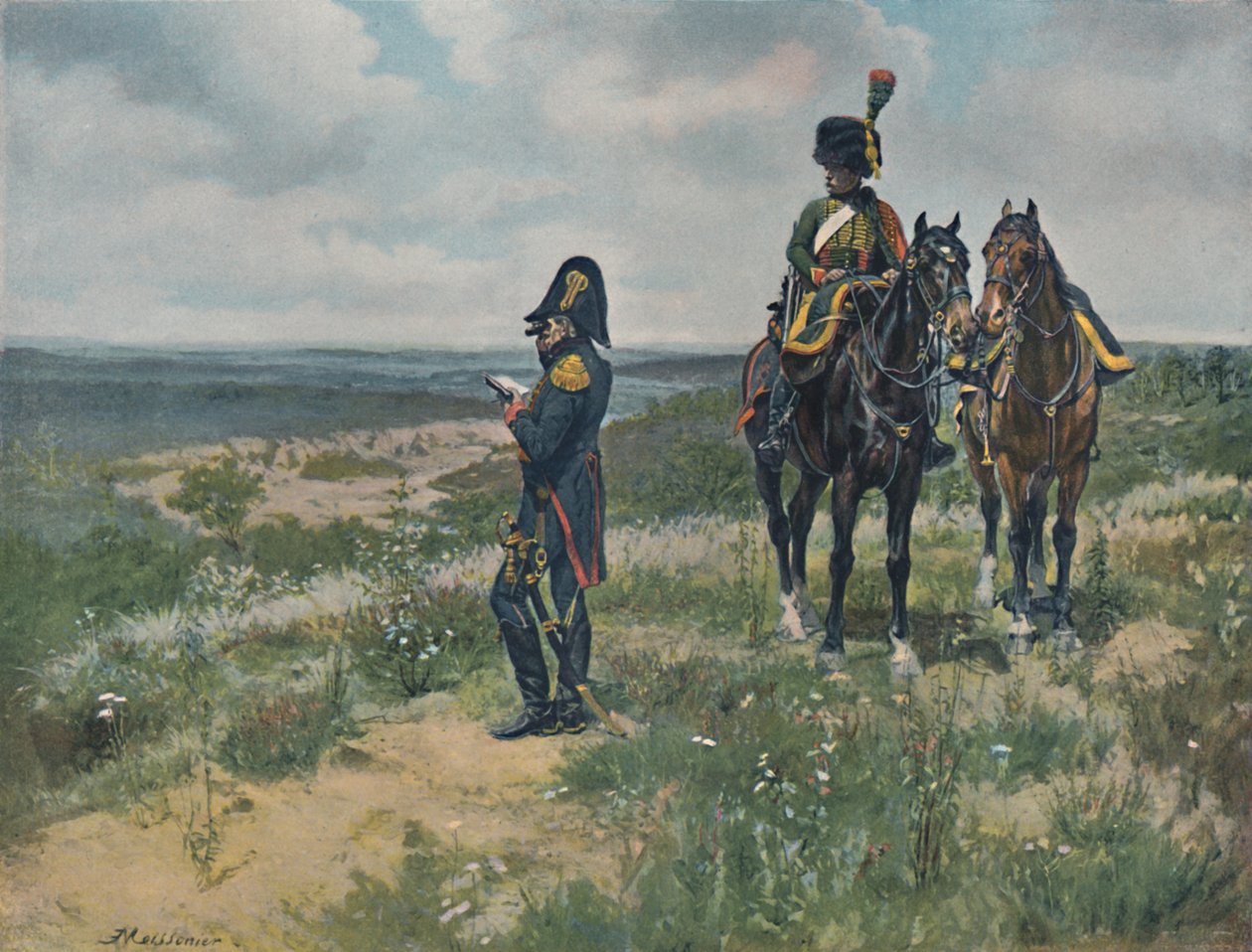 Stabsofficerrekognoscering, 1896 av Unbekannt