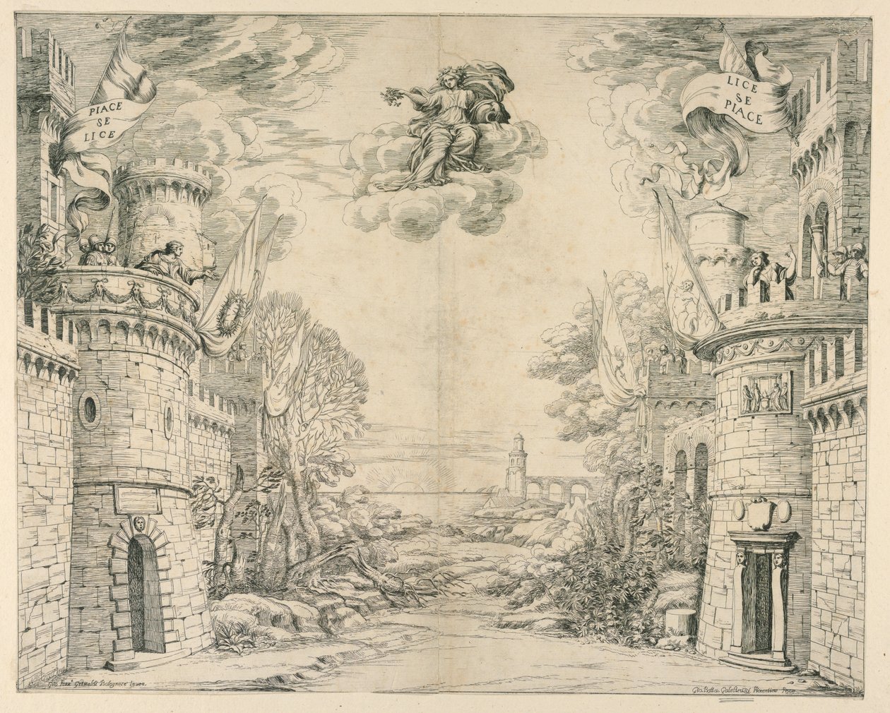 Scen för The Triumph of Pietà av Unbekannt