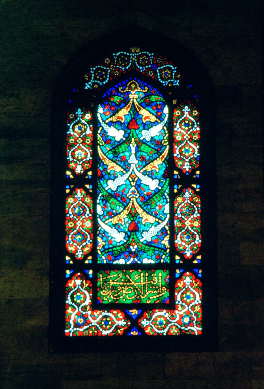 Fönster i målat glas, Suleymaniye-moskén, 1557 av Unbekannt