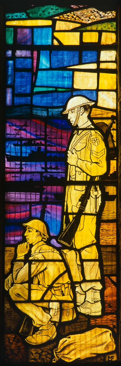 Fönster i målat glas, Royal Garrison Church, Portsmouth, Hampshire, c1980-c2017 av Unbekannt