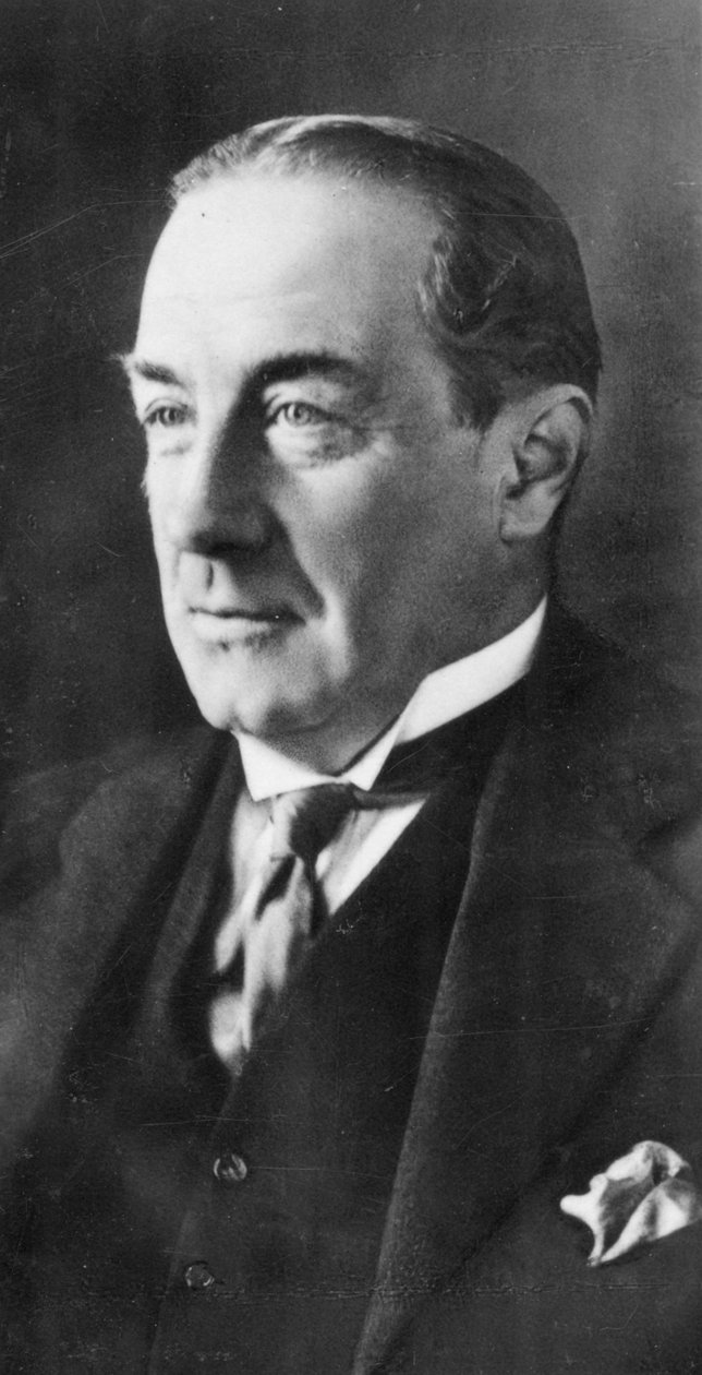 Stanley Baldwin 1867-1947, lst Earl Bewdley, brittisk konservativ politiker, c1932 av Unbekannt