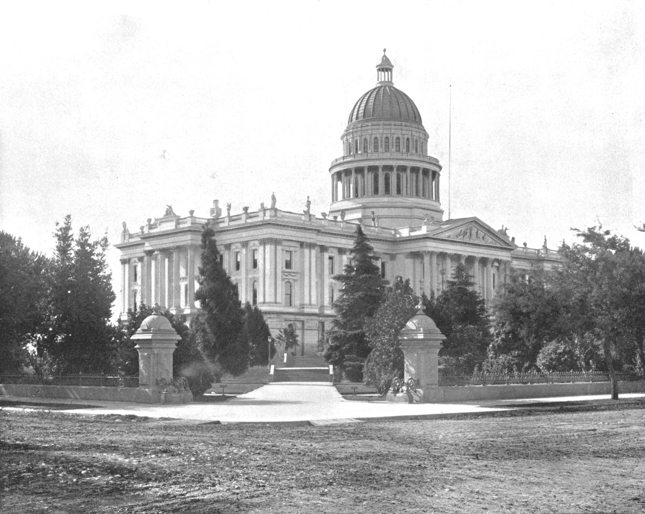 State Capitol, Sacramento, Kalifornien, USA, c1900. av Unbekannt