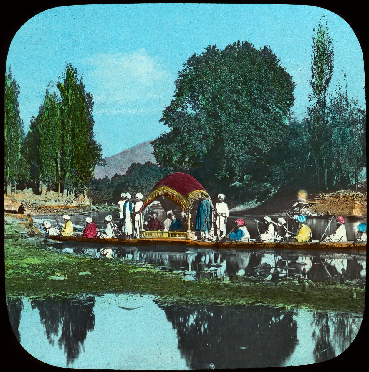 Statspråm på Apple Tree Canal, Indien, sent 1800- eller tidigt 1900-tal av Unbekannt