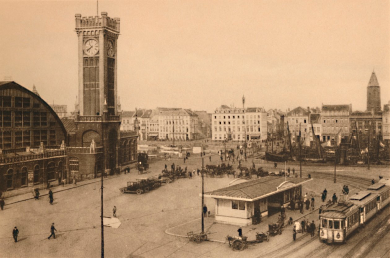 Stationsplats, c1928 av Unbekannt