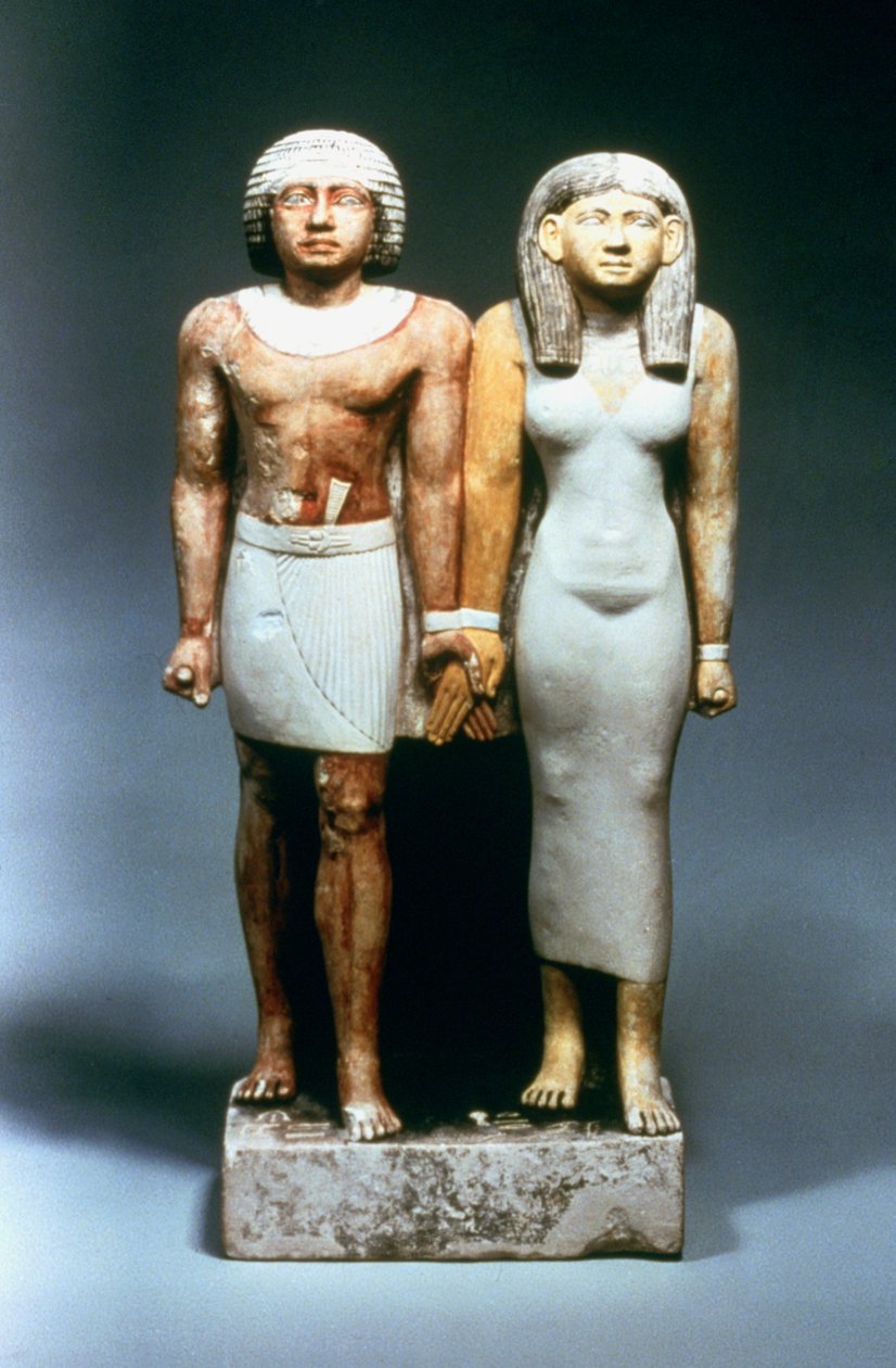 Staty av det egyptiska paret, 5:e dynastin av Unbekannt