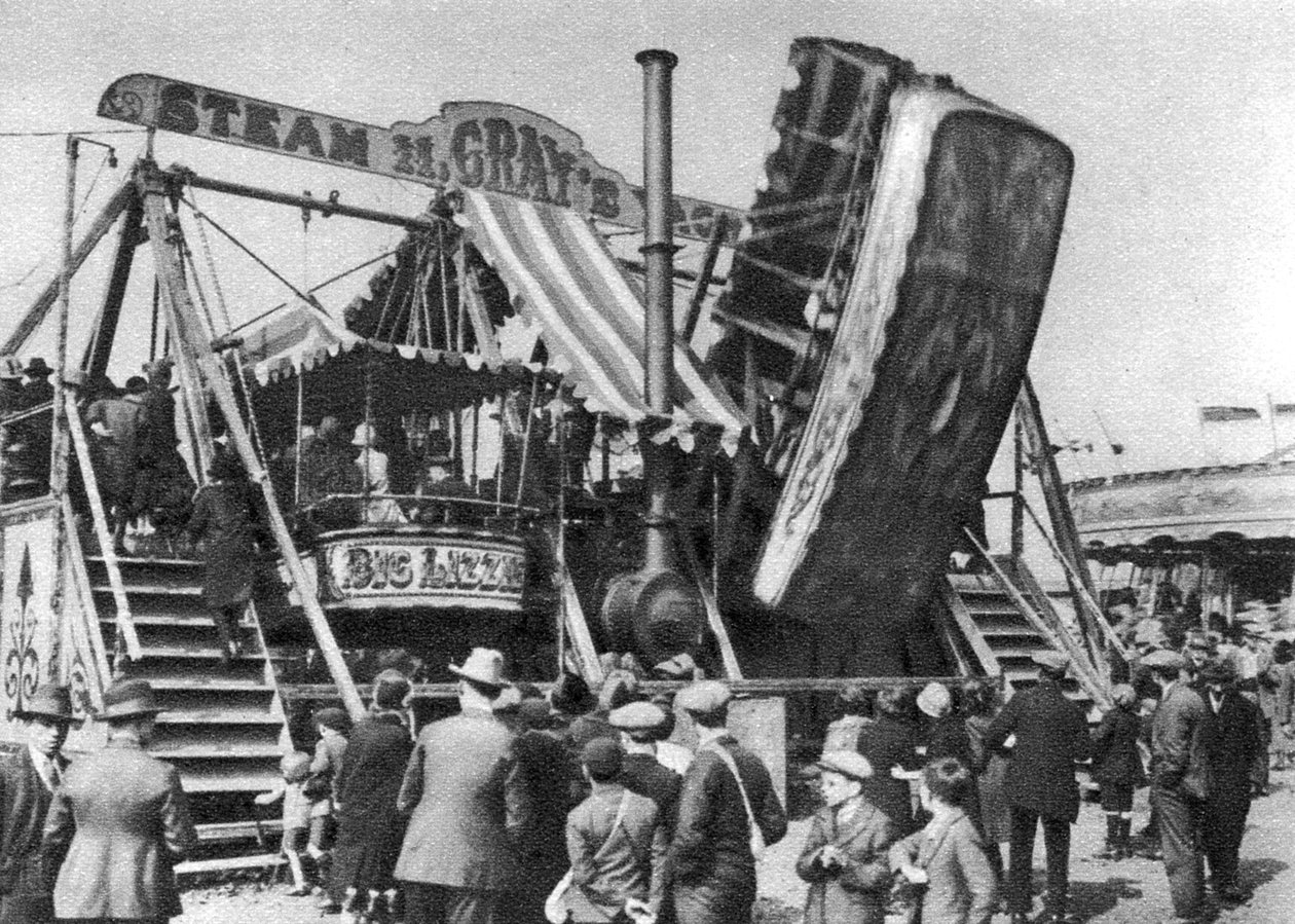 Steam yacht, en helgdagsattraktion på Hampstead Heath, London, 1926-1927 av Unbekannt