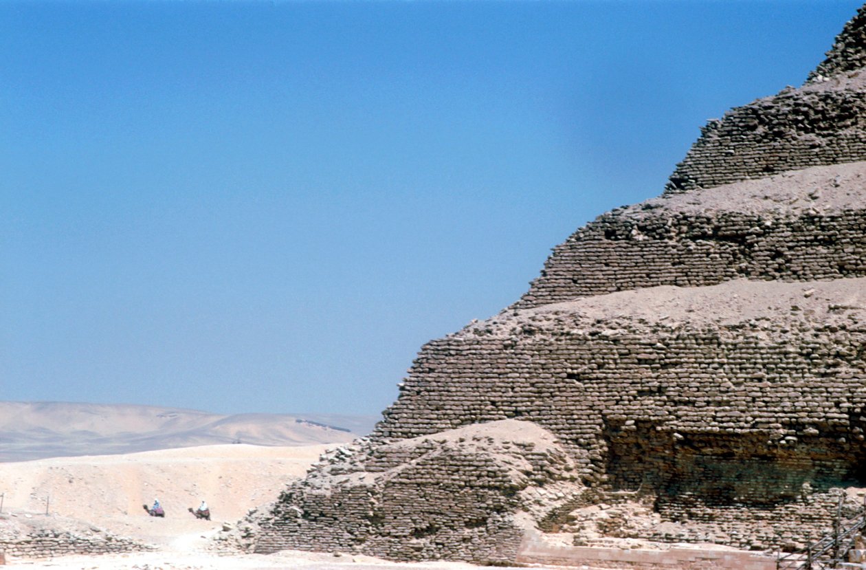 Step Pyramid of King Djoser Zozer, Saqqara, Egypten, 3:e dynastin, c2600 f.Kr. av Unbekannt