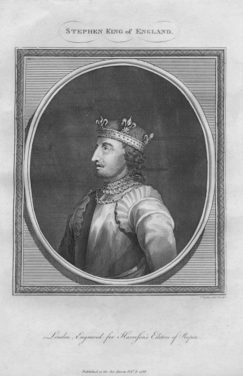 Stephen, kung av England, 1788. av Unbekannt