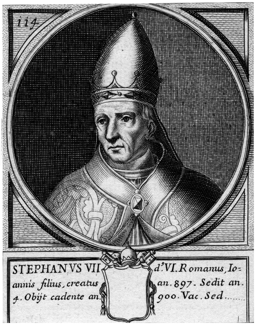 Stefan VII, påven av den katolska kyrkan av Unbekannt