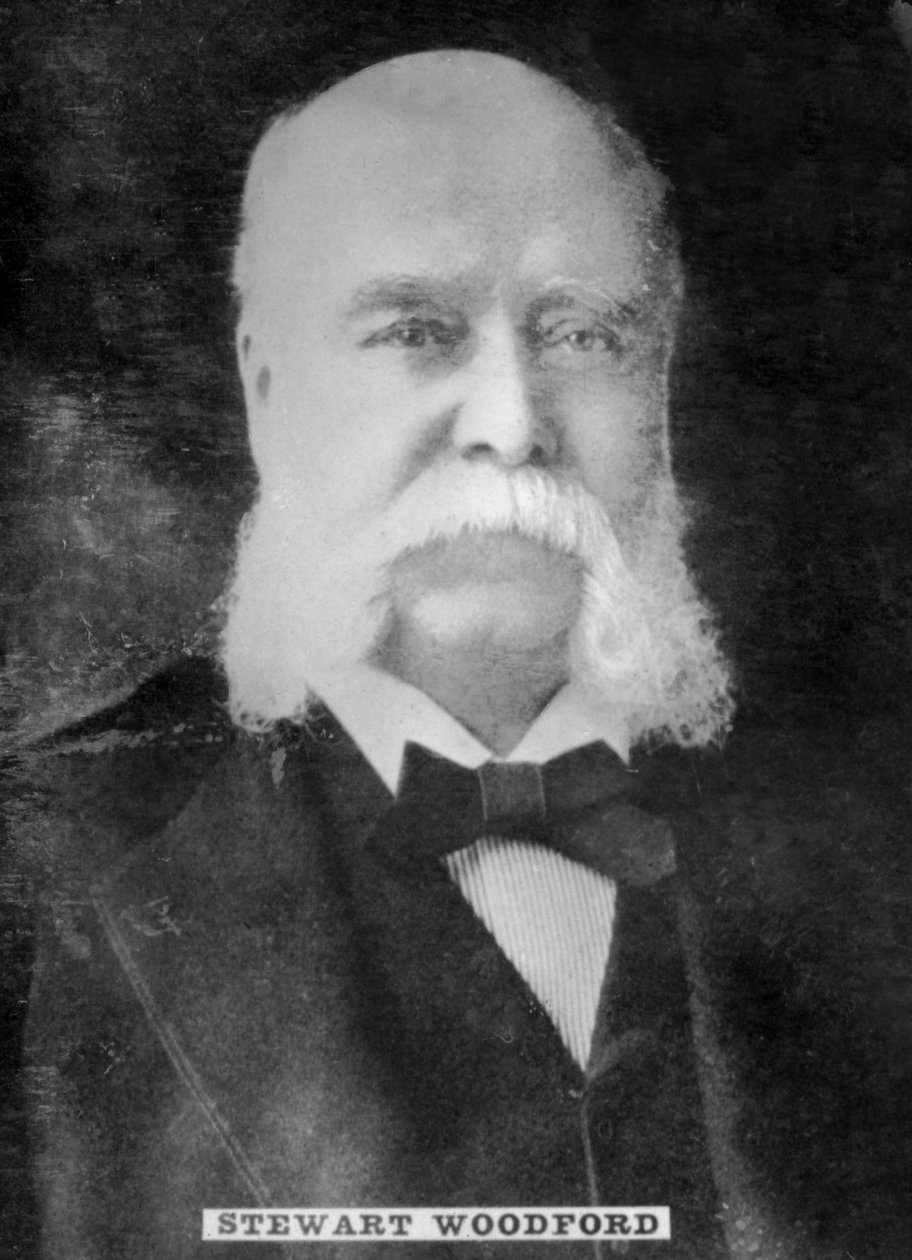 Stewart Lyndon Woodford 1835-1913, USA:s ambassadör i Spanien under det spansk-amerikanska kriget, c1910 av Unbekannt