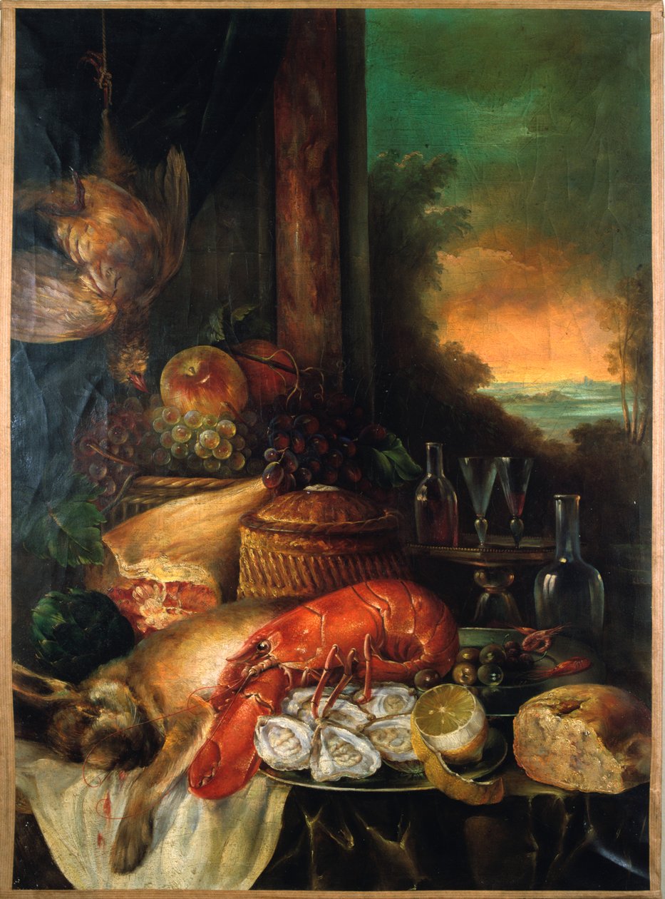 Stilleben, 1800-talet av Unbekannt