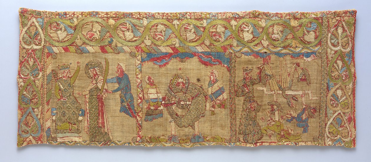 Stal med St. Katarinas martyrskap, tysk, ca. 1200. av Unbekannt