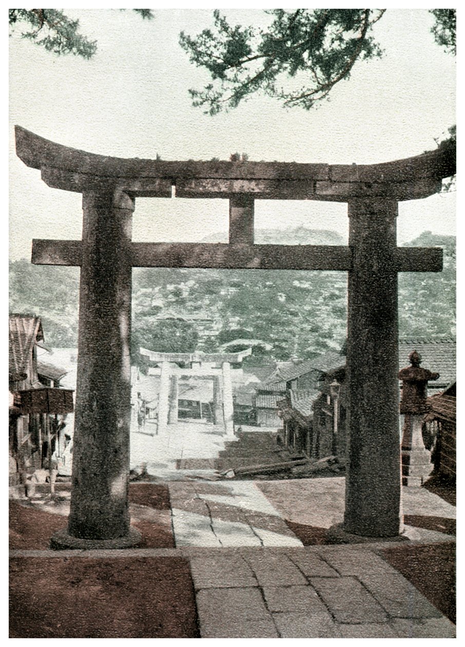 S och Root Torii, Suwa Te MP, Nagasaki, Japan, 1904 av Unbekannt