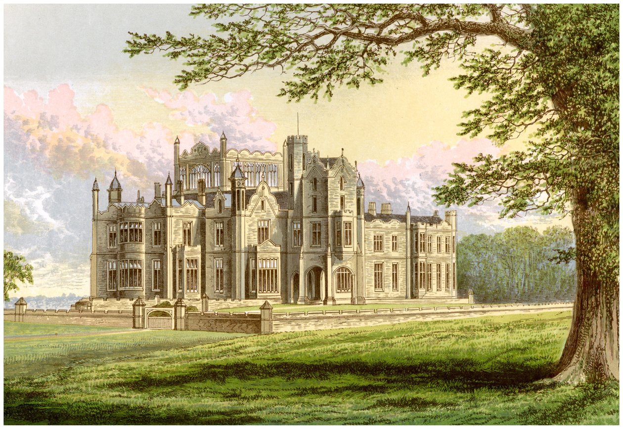 Stourton, Yorkshire, hem för Lord Stourton, c1880 av Unbekannt