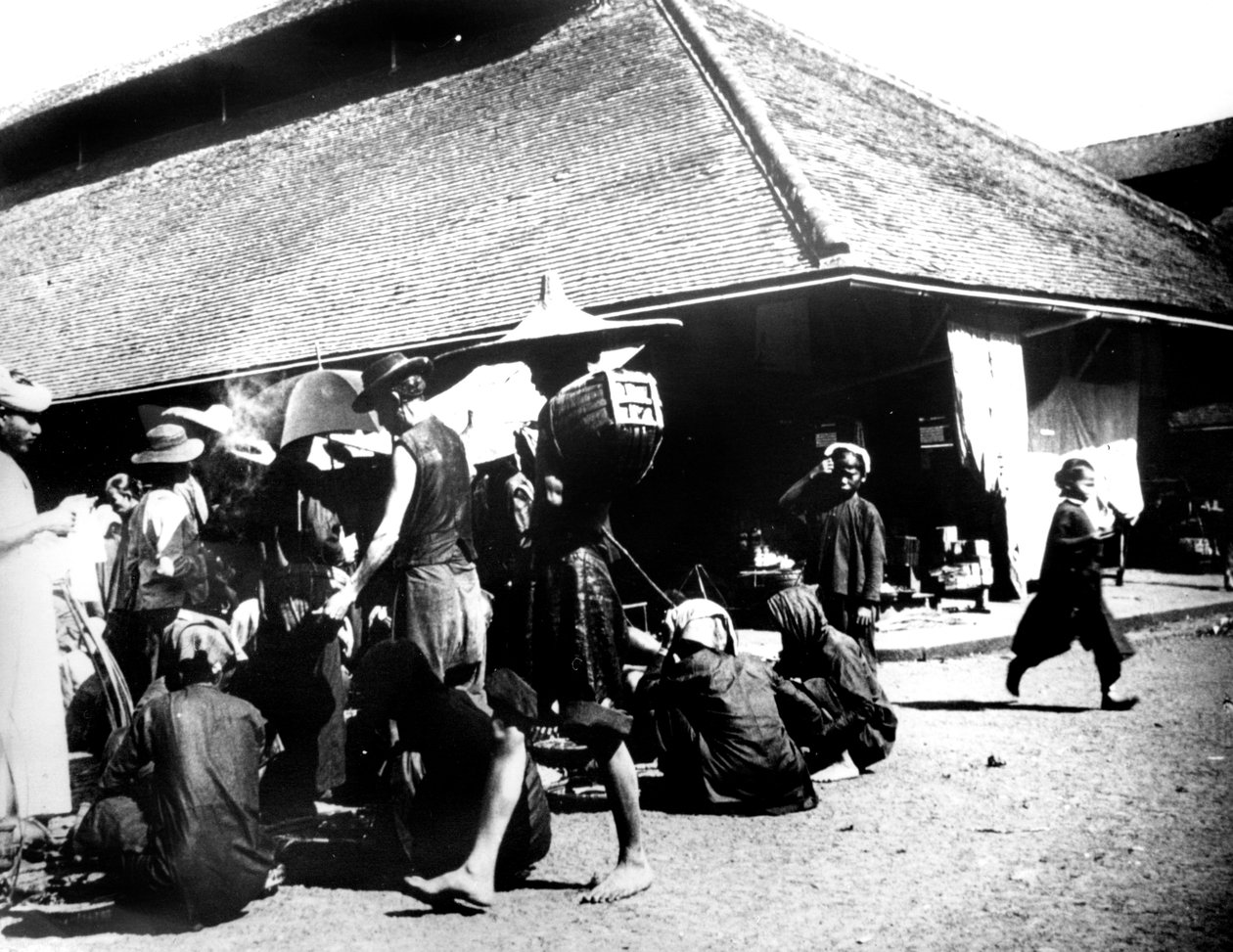 Gatubild, Saigon, 1900 av Unbekannt