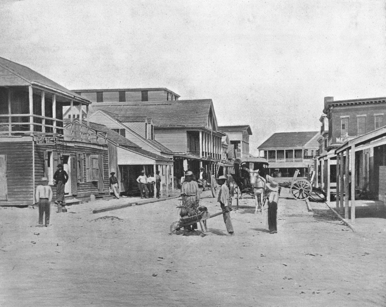 Street i Key West, Florida, USA, c1900. av Unbekannt