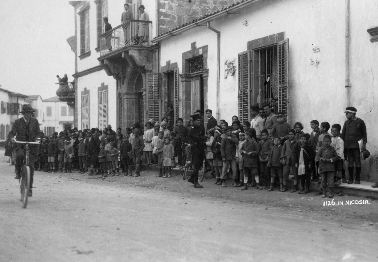 Gatubild, Nicosia, Cypern, c1920-c1930s av Unbekannt