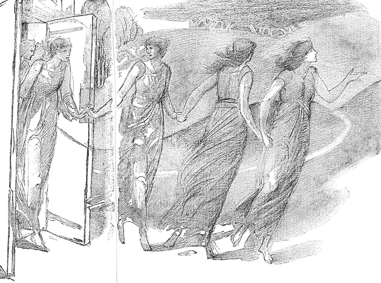 Studie, 1800-talet 1900 av Unbekannt