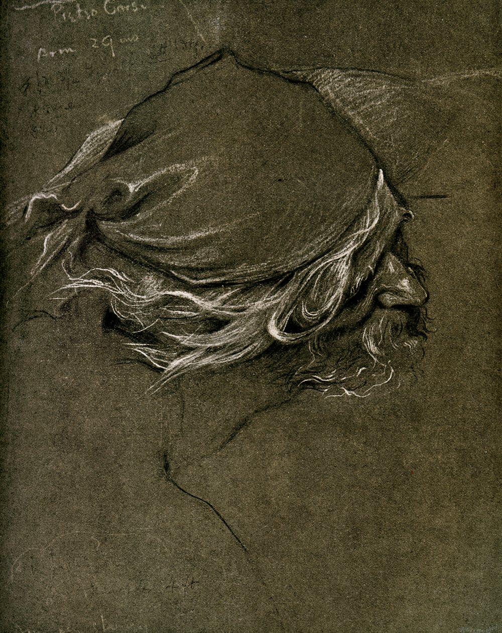 Study for The Sea Maiden, av Herbert J Draper, 1899 av Unbekannt