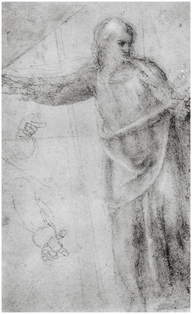Studera för en Kristusfigur, c1555 1958 av Unbekannt