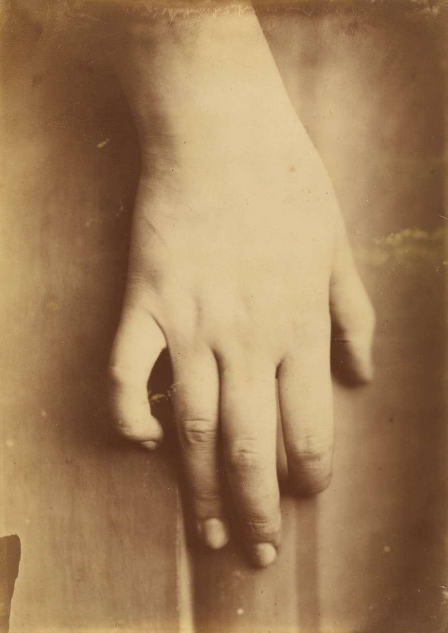 Studie av en hand, 1865. av Unbekannt
