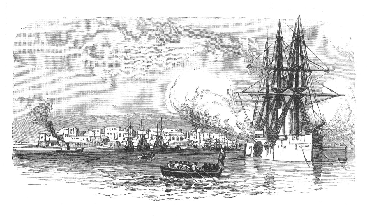 Suakim, från havet, c1885 av Unbekannt