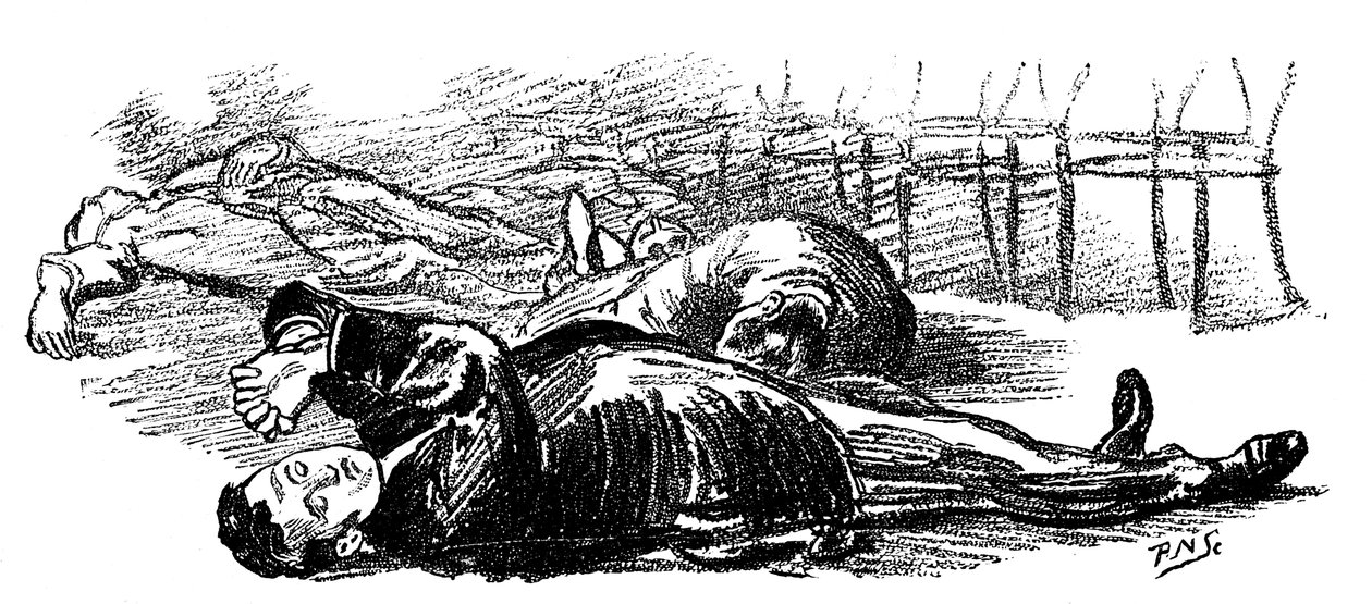 Ämnen hypnotiserade av ljudet av en gonggong, 1891 av Unbekannt
