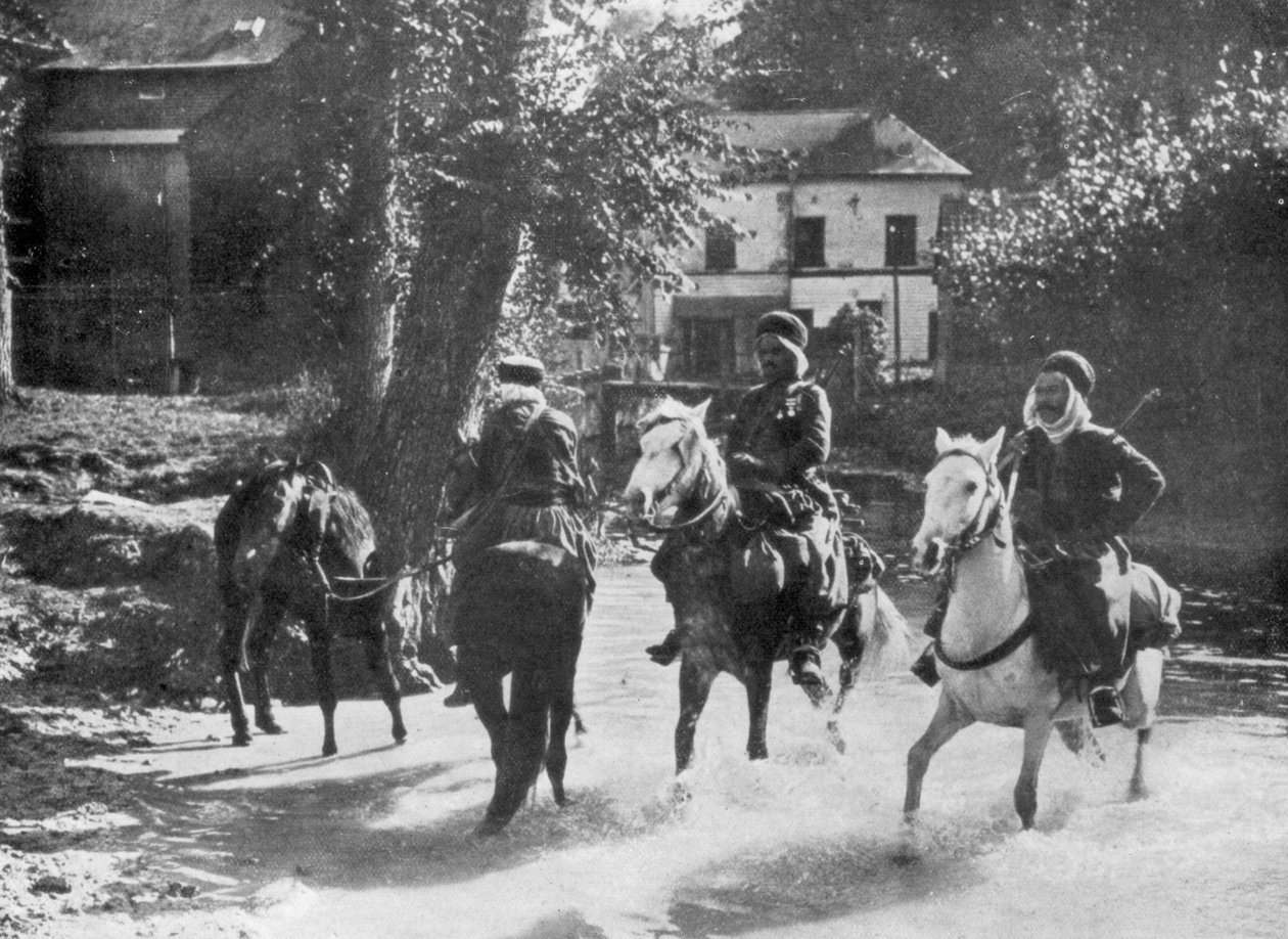Sudanesiskt kavalleri, Frankrike, 1915 av Unbekannt