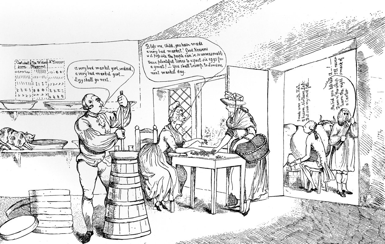 Sommarnöjen hos Farmer G----s nära Windsor, 1786 av Unbekannt