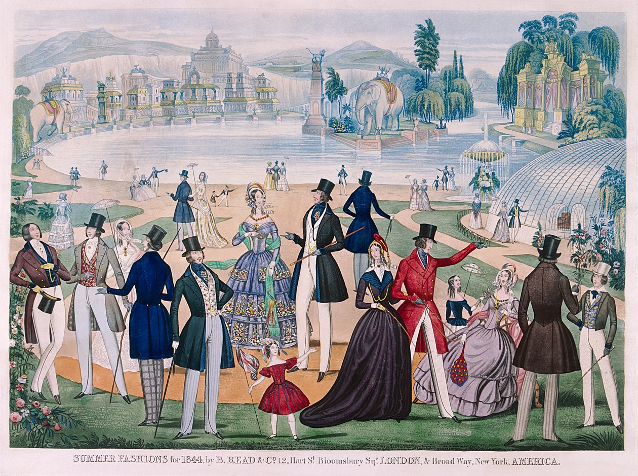 "Sommarmode 1844" av Unbekannt