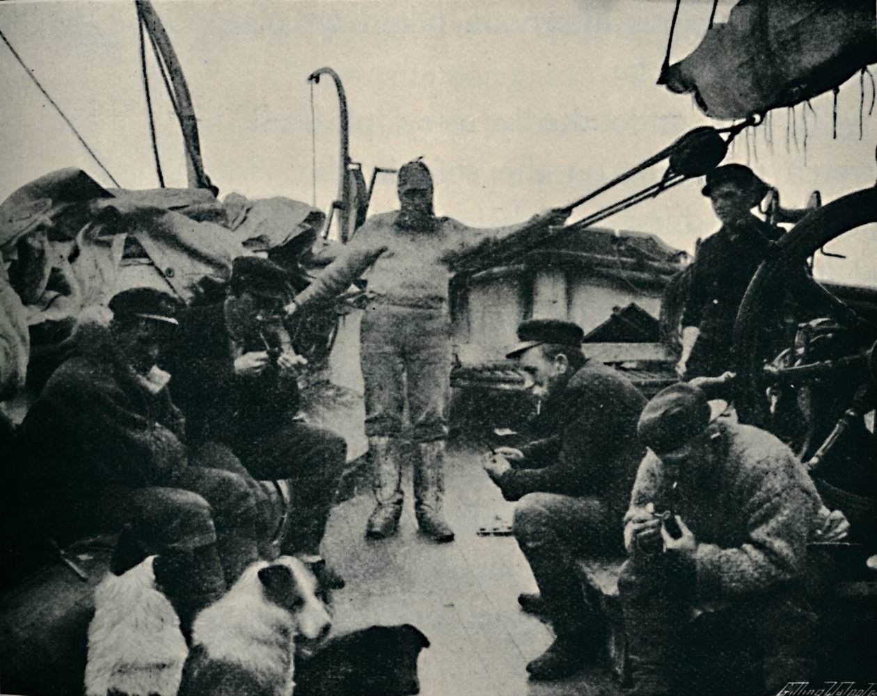 Söndag eftermiddag ombord, 1895, 1897 av Unbekannt