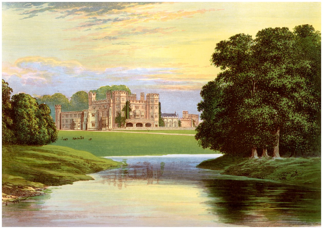 Sundorne Castle, nära Shrewsbury, Shropshire, hem för familjen Corbet-Pigott, c1880 av Unbekannt