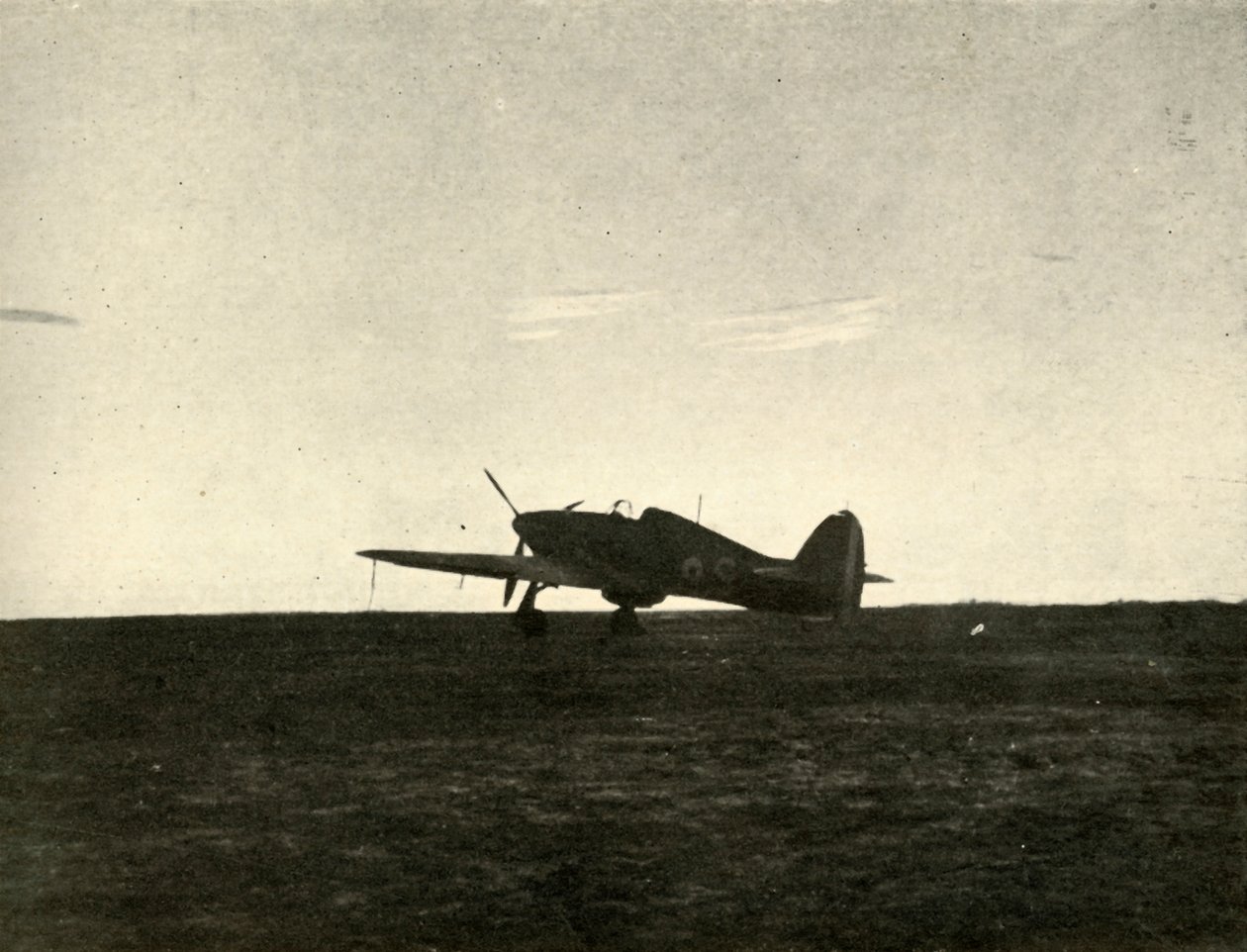 Solnedgång vid Vassincourt, 1939-1940, 1941. av Unbekannt