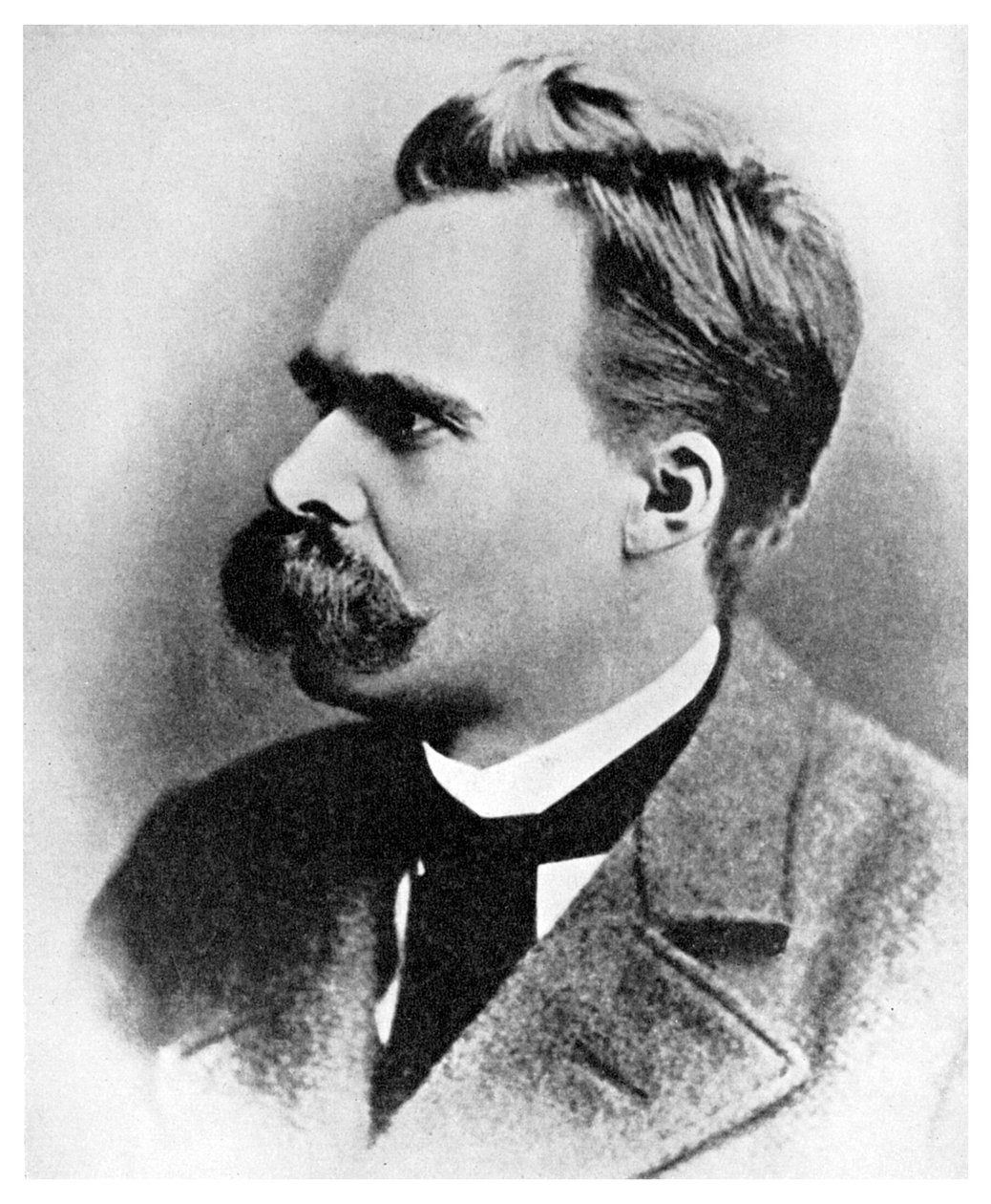 Stålmannen: Friedrich Nietzsche, tysk filosof, 1800-talet 1956 av Unbekannt