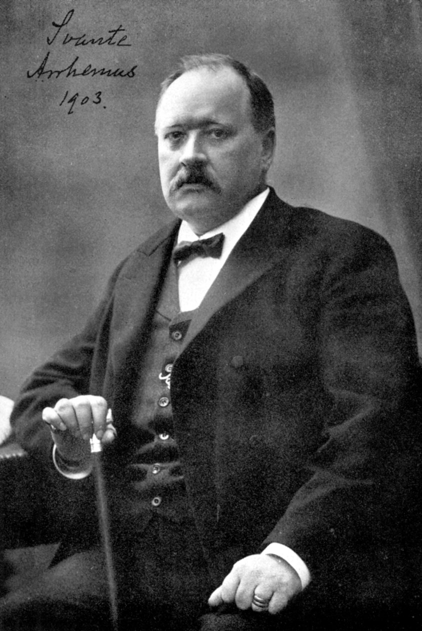 Svante Arrhenius 1859-1927, svensk fysiker och kemist, 1903 av Unbekannt