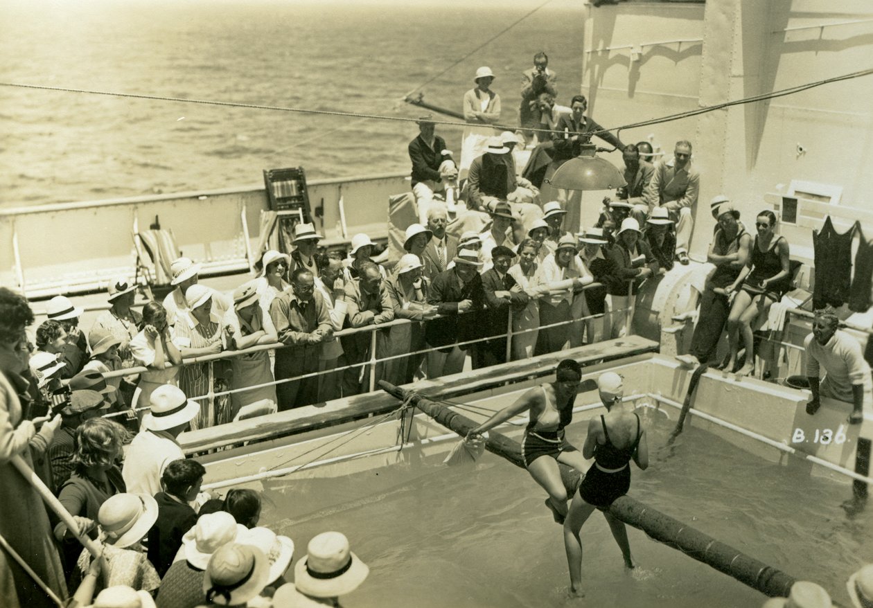 Simbassäng ombord på RML Atlantis, c1929-c1939 av Unbekannt