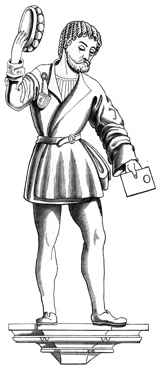 Schweizisk kurir, 1400-talet 1849 av Unbekannt