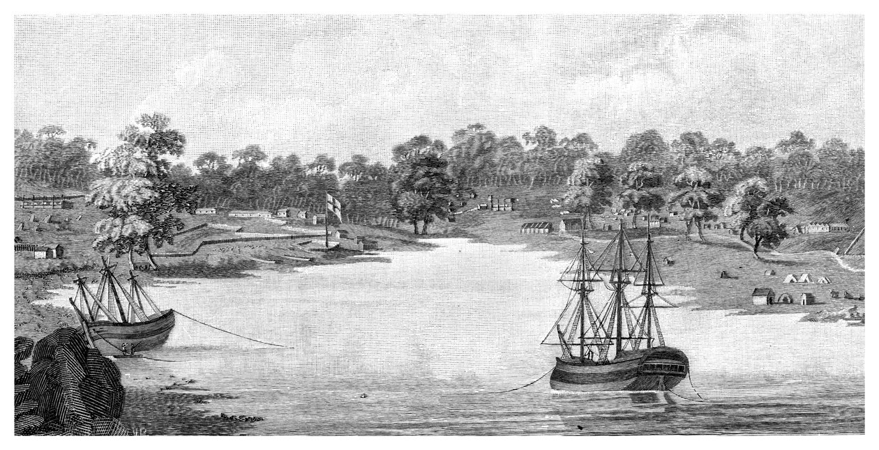 Sydney Cove, New South Wales, Australien, 1788, 1886 av Unbekannt