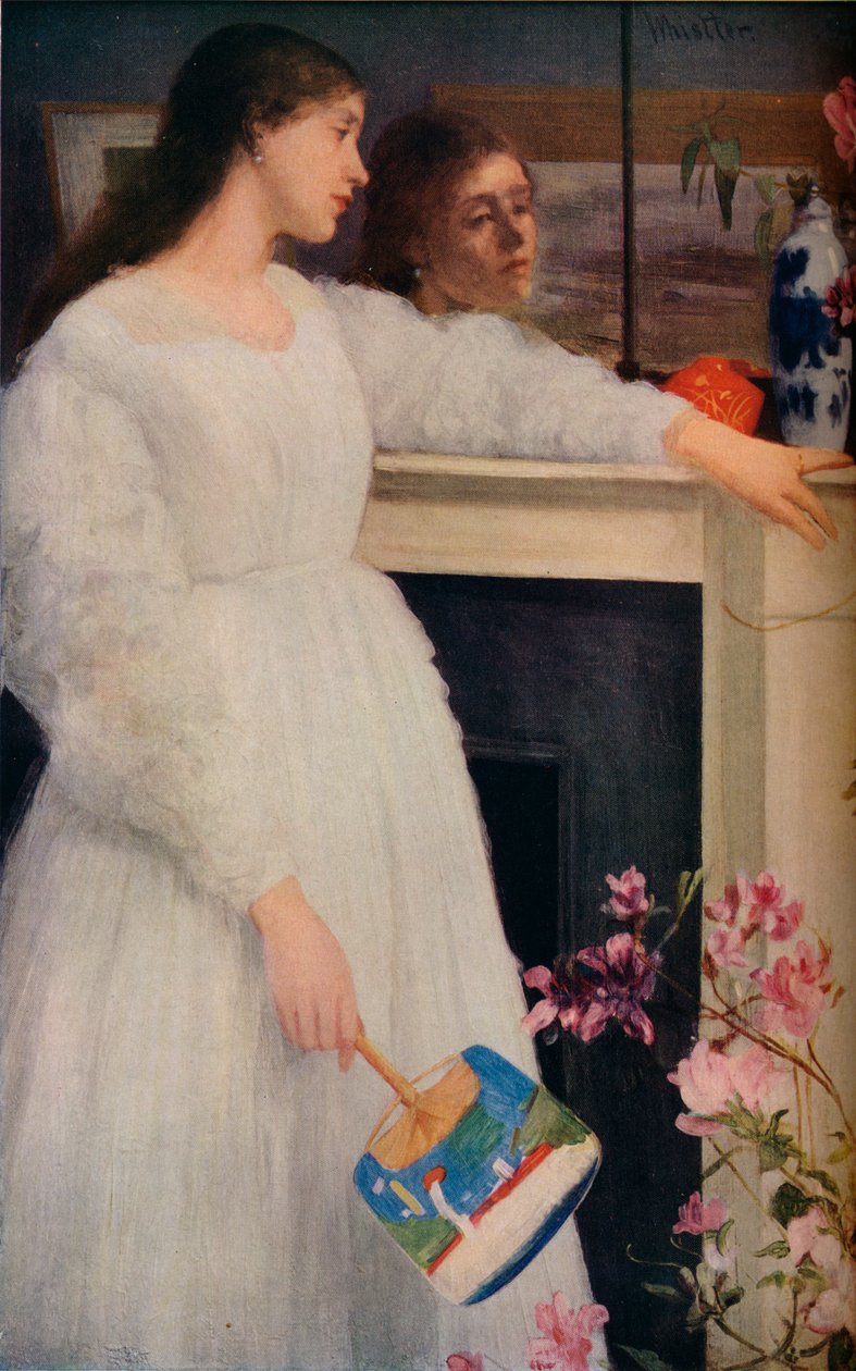 Symphony in White, nr 2: The Little White Girl, 1864-65, 1937 av Unbekannt