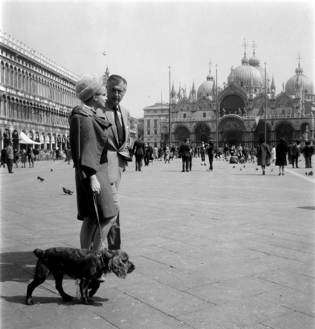 SKÅDESPELARE STEWART GRANGER I VENEDIG - 195? av Unbekannt