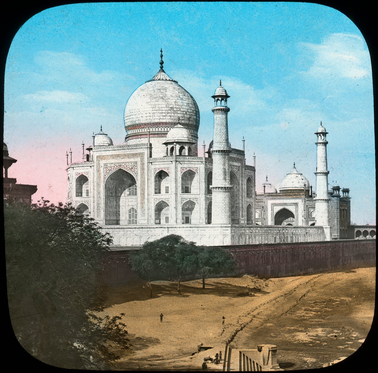 Taj Mahal, Agra, Uttar Pradesh, Indien, sent 1800- eller tidigt 1900-tal av Unbekannt
