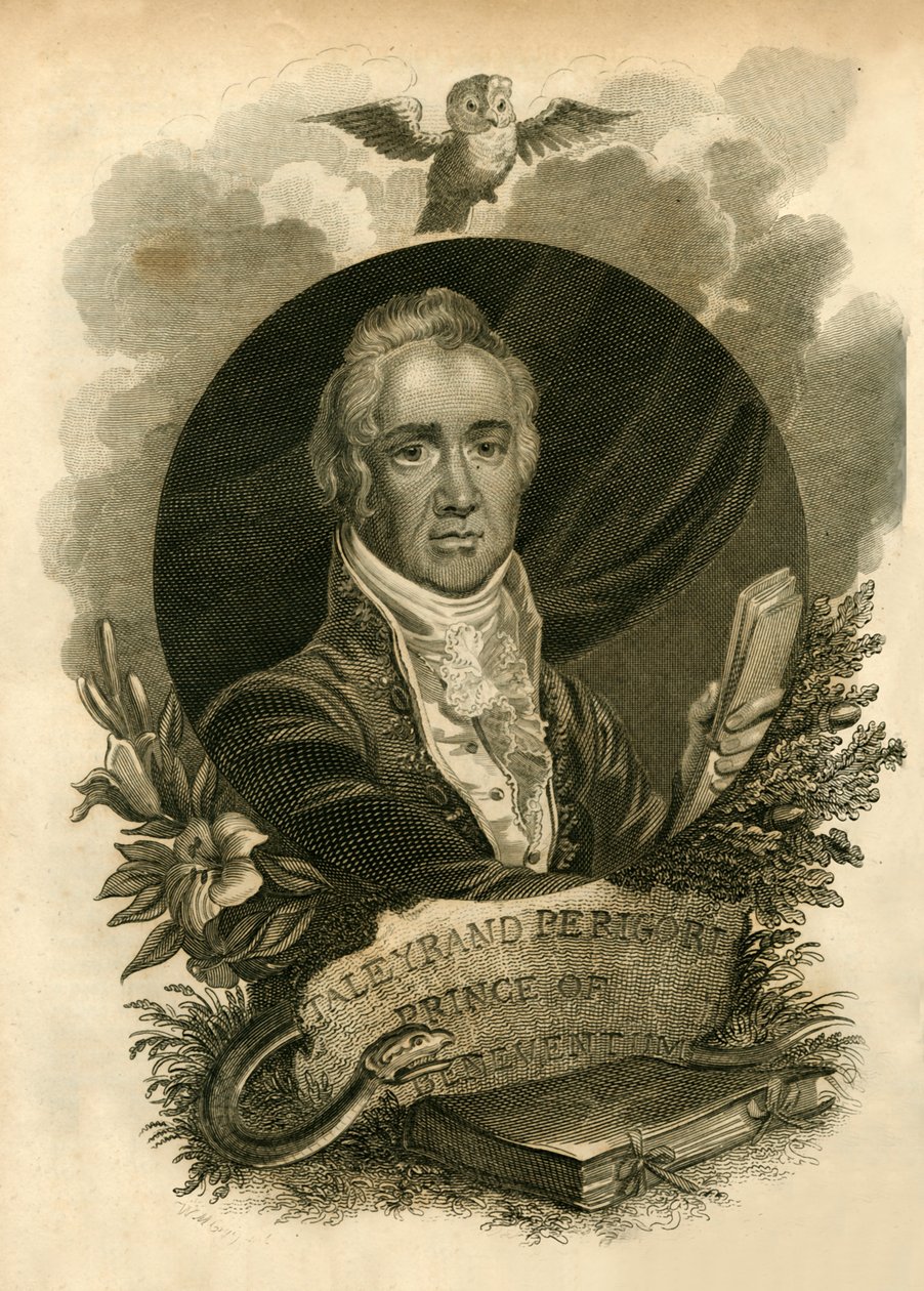 Talleyrand Perigord, Prins av Beneventum, 1754-1838, 1816. av Unbekannt