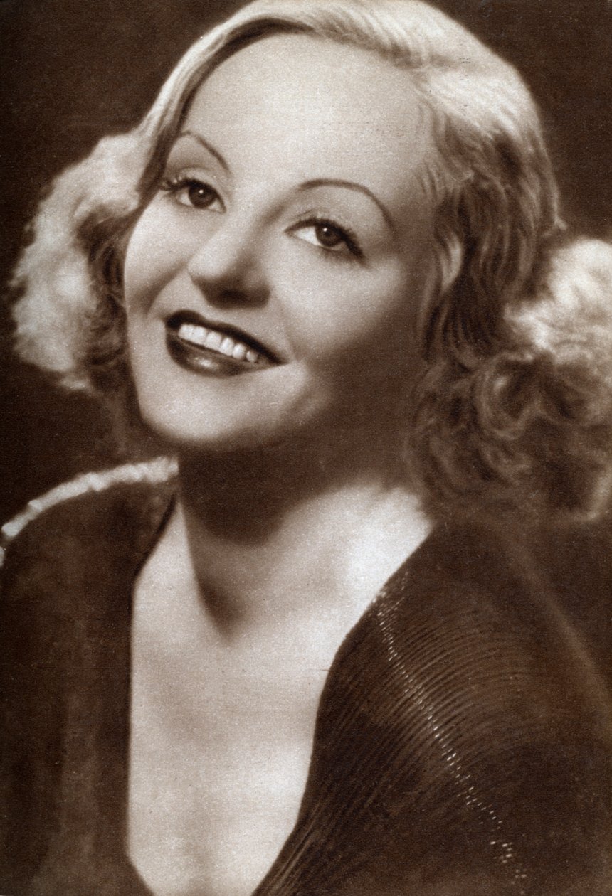 Tallulah Bankhead, amerikansk skådespelerska, talkshowvärd och bonne vivante, 1933 av Unbekannt