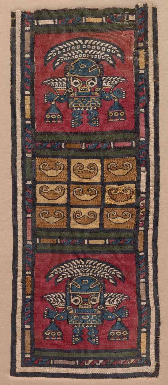 Gobelängfragment, 700-1370-tal. av Unbekannt