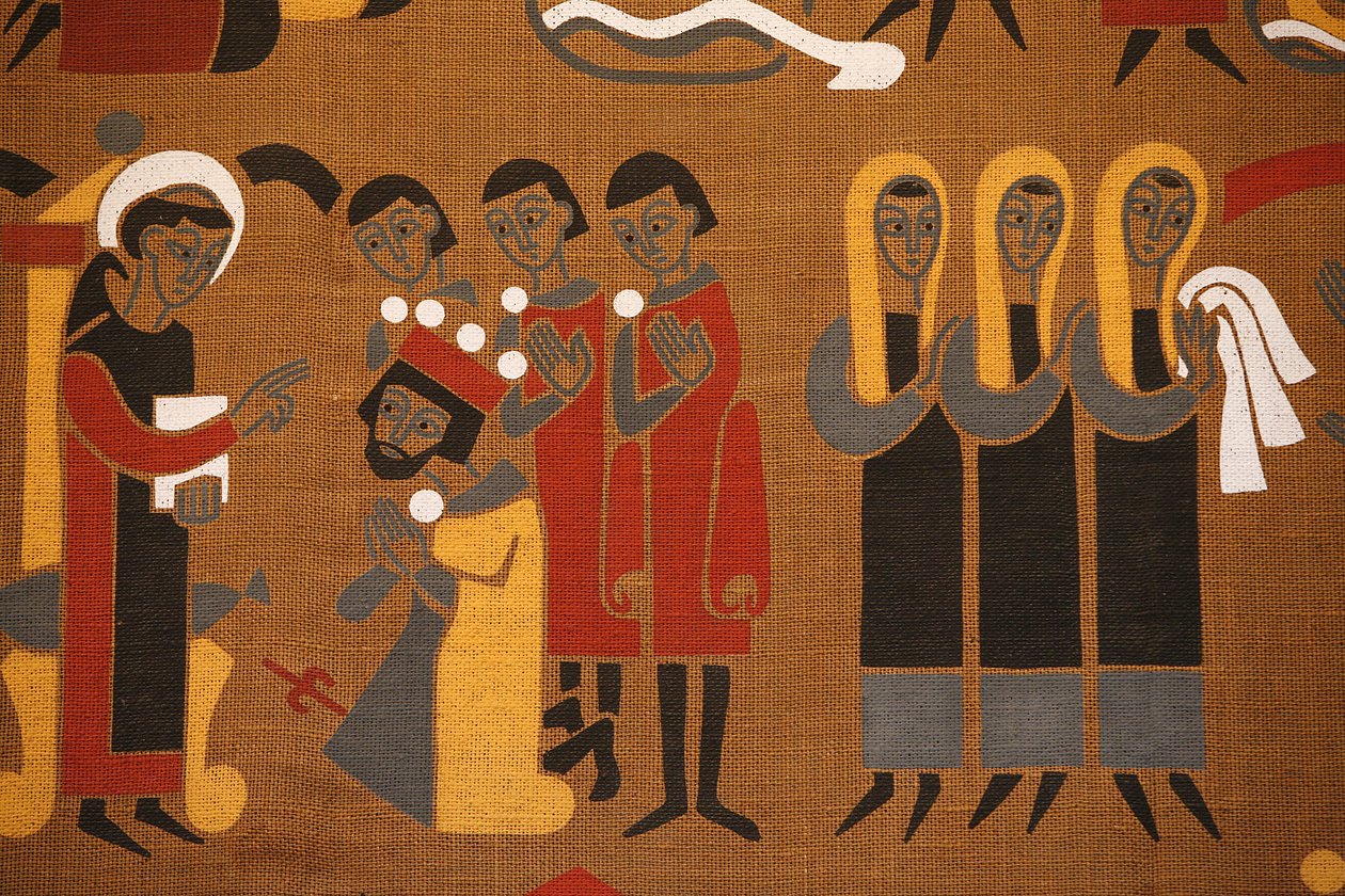 Gobeläng i Saint-Pierre de Solesmes kloster: Life of Saint Benedict, Solesmes, Frankrike av Unbekannt